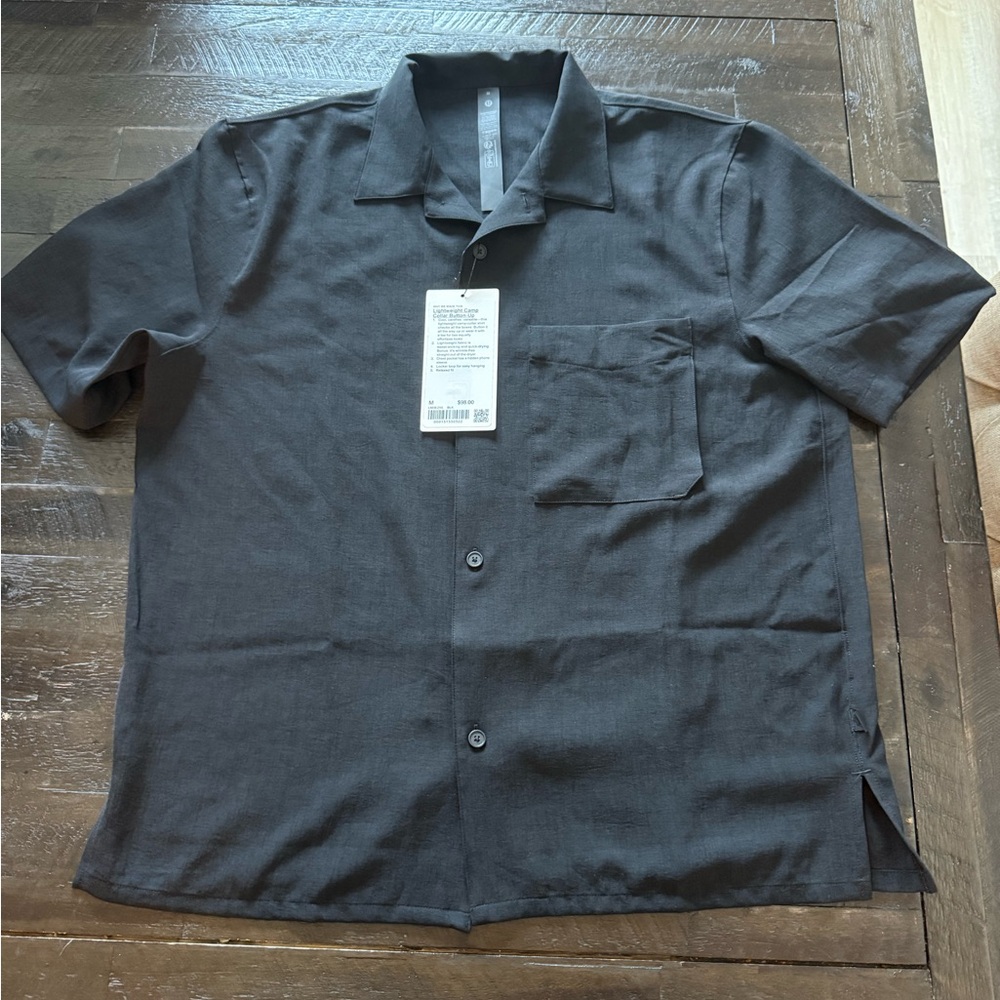 Lululemon Men’s Black Button Up